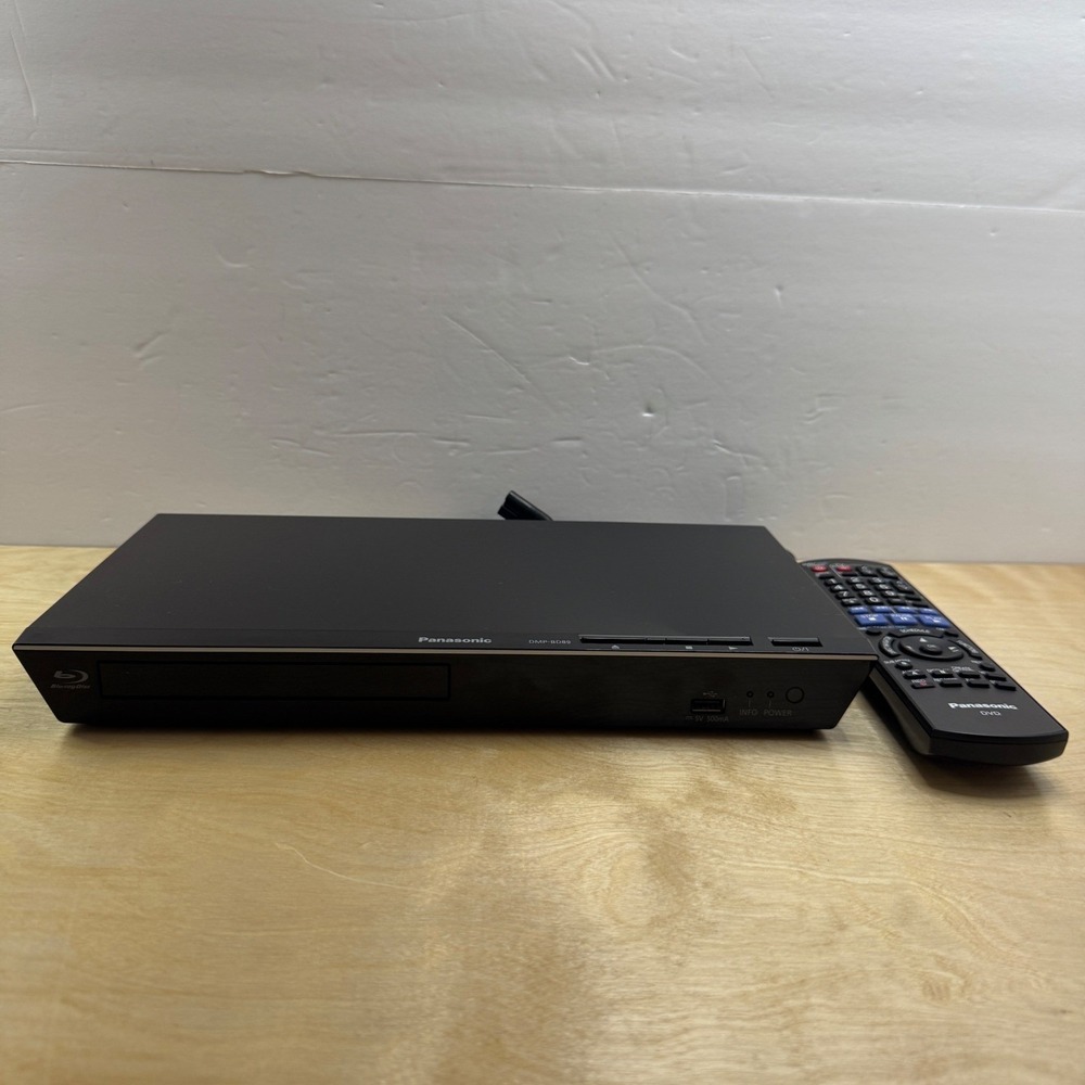 Panasonic DMP-BD89 Blu-ray Disc Player Black with Remote Wi-Fi USB Port
